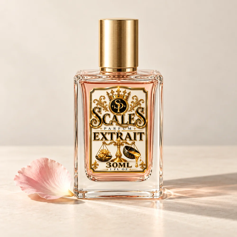 Mademoiselle Chérie Absolue perfume bottle with a gold cap